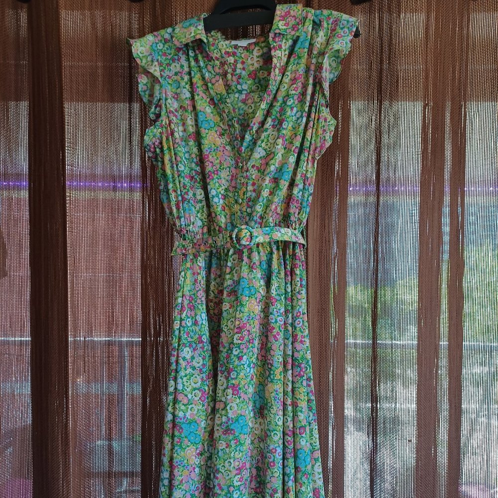 Charter Club Women Floral Dress, Size XL